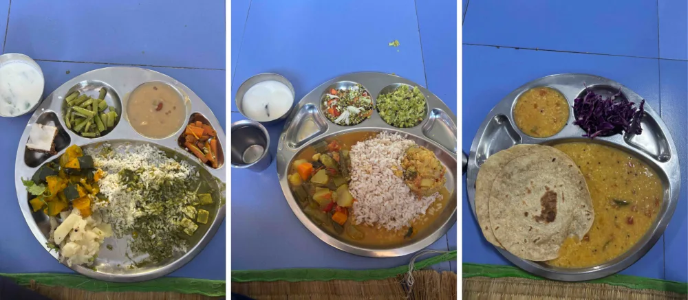 ベジタリアンの食事