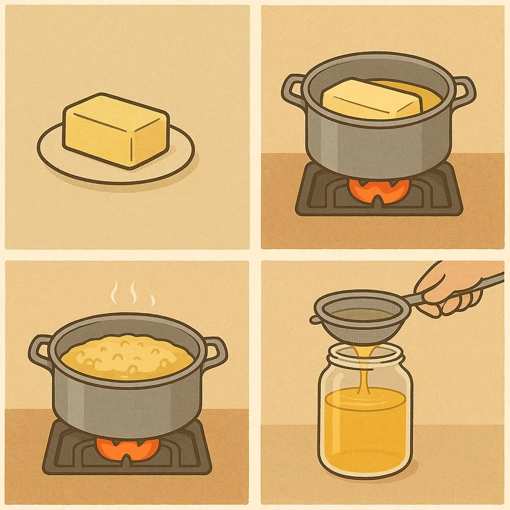 ギーの作り方手順