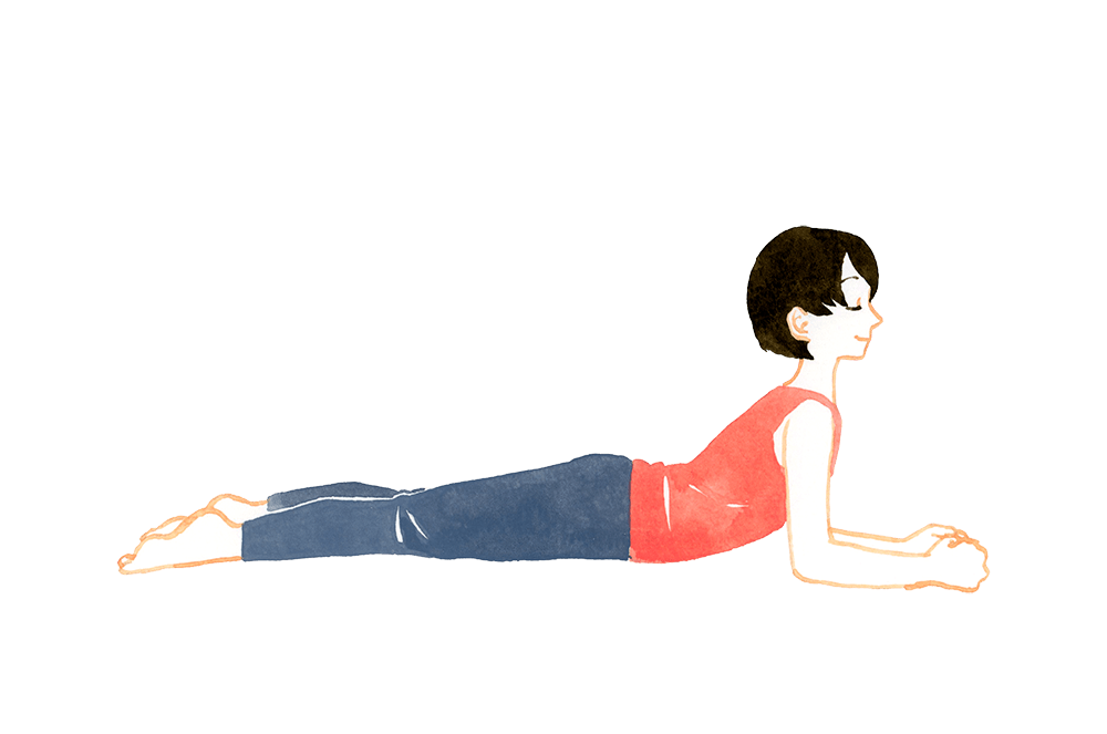 スフィンクスのポーズ