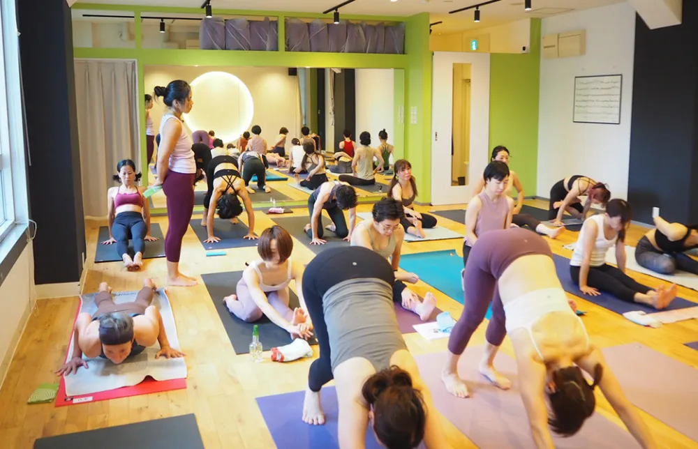 ヨーコ・フジワラによるマイソールクラスの様子