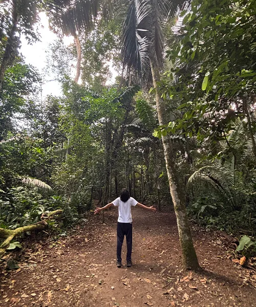 アマゾンジャングルツアー中