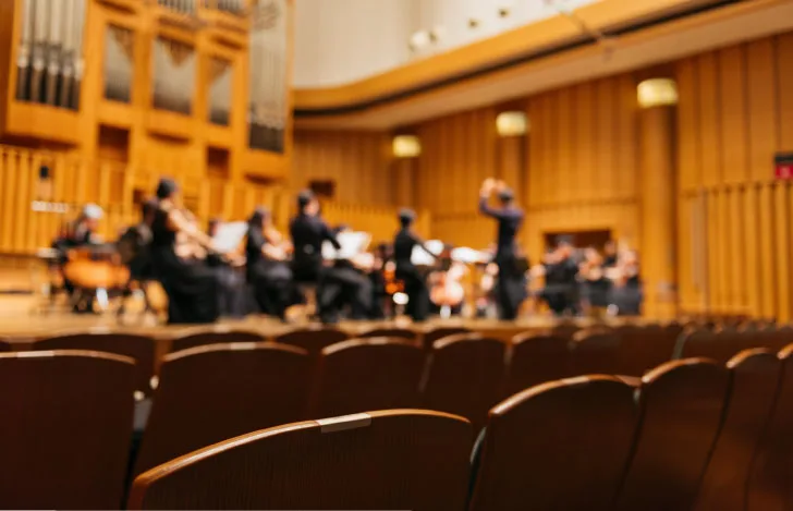 クラシックコンサートの会場