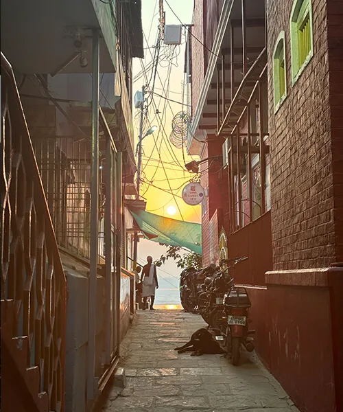 ヴァラナシの朝