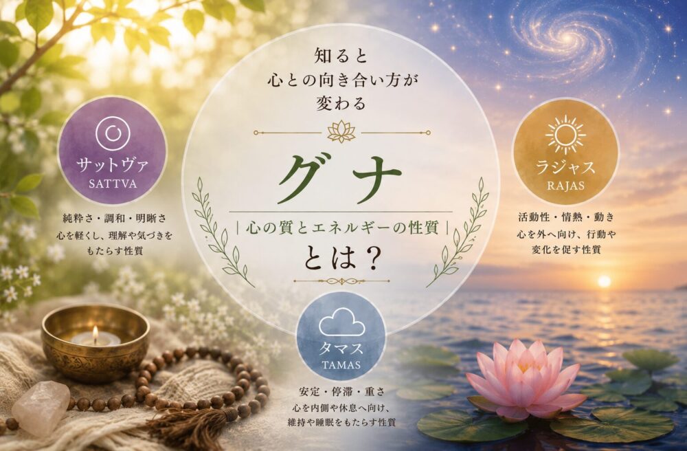 西川眞知子 アーユルヴェーダ基礎知識 グナ